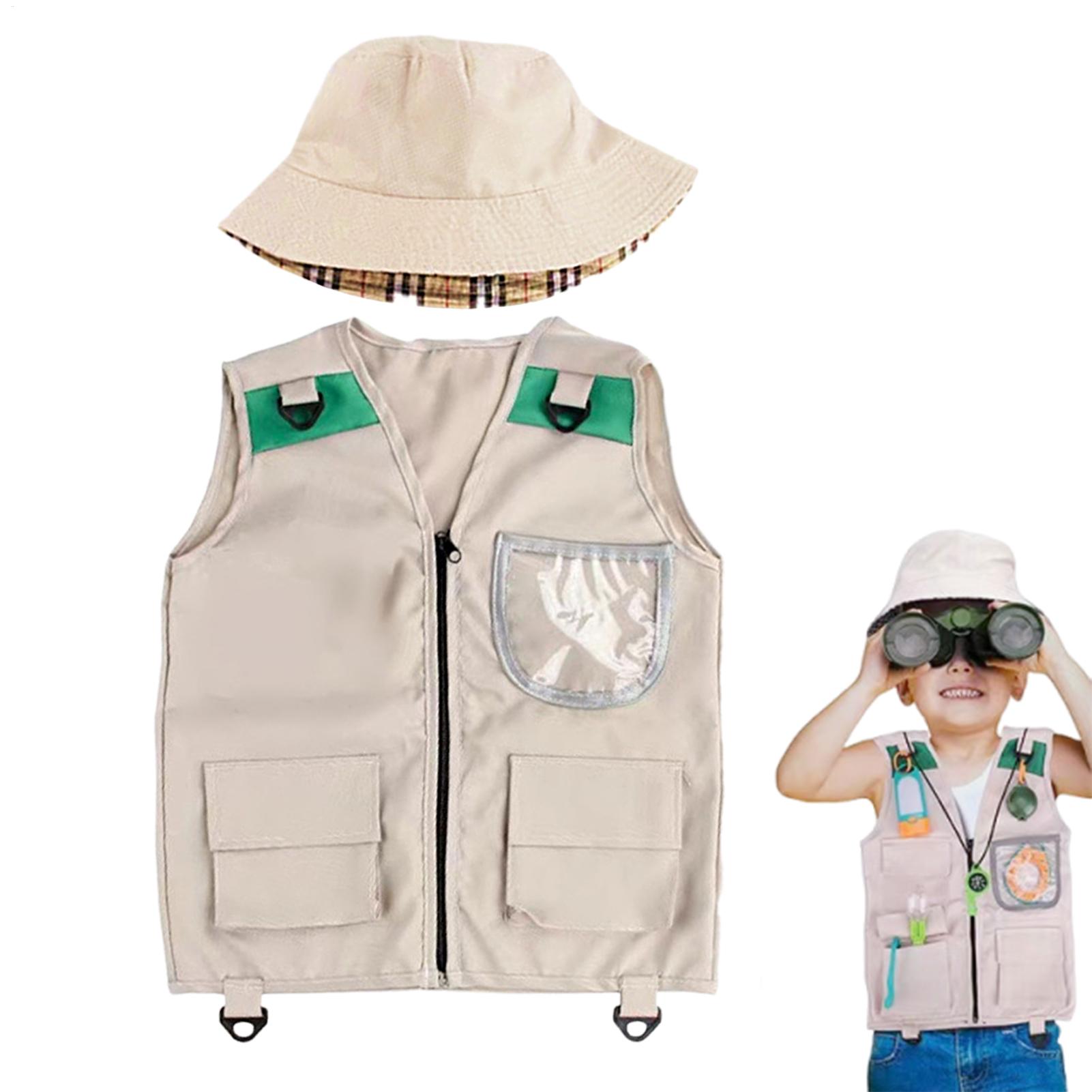 Outdoor Adventure Kit For Boys - Zestaw Safari Kids Outdoor Explorer, kamizelka