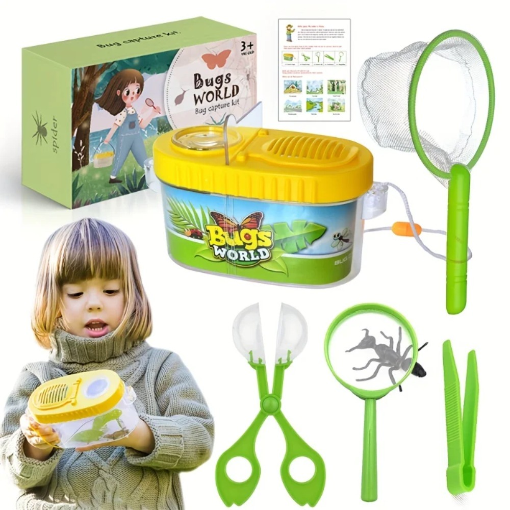 Outdoor Adventure Kit For Boys - Zestaw eksploratora dla dzieci, zestaw kempingowy