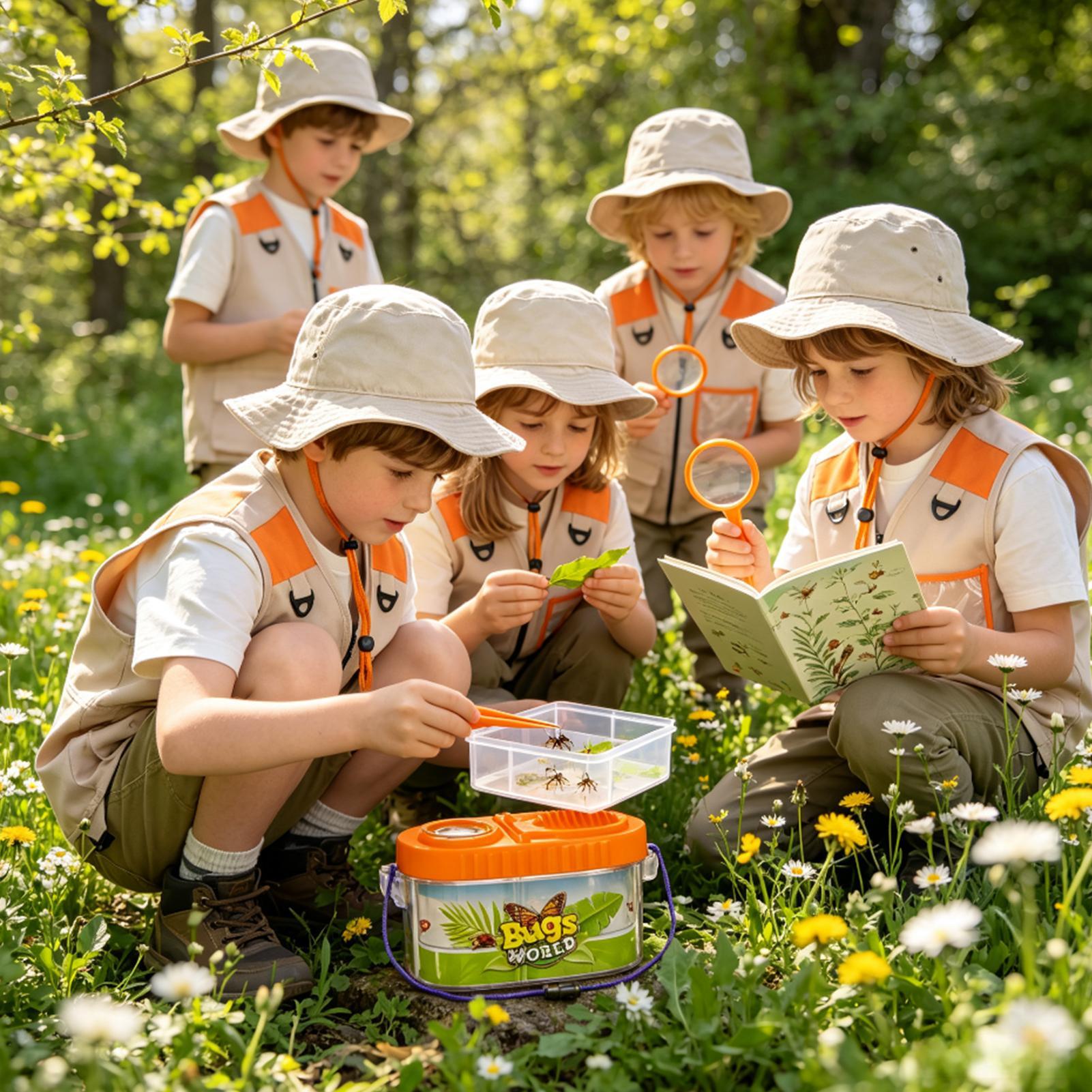 Outdoor Adventure Kit For Boys - Zestaw przygodowy dla dzieci z lupą
