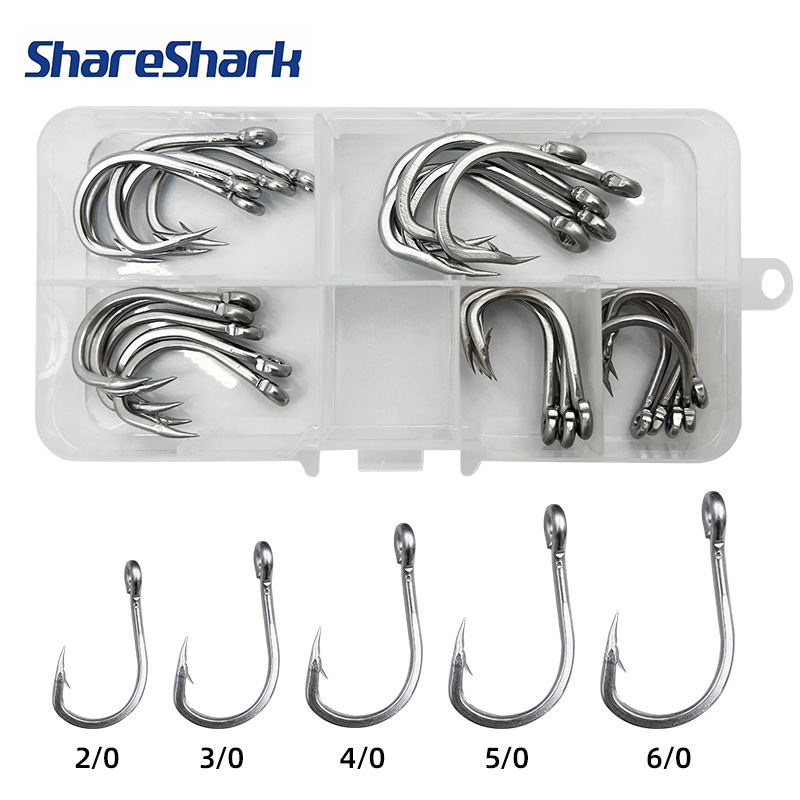 Outdoor Adventure Box - ShareShark 25 sztuk/pudełko 10884 Haczyki wędkarskie