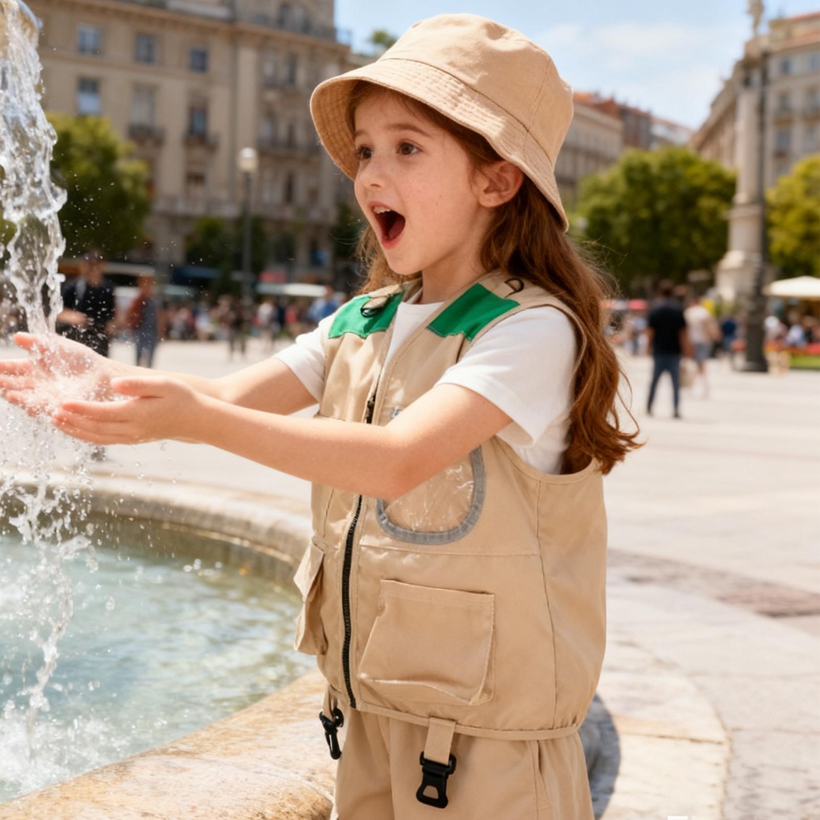 Kamizelka i kapelusz dla małeg – Outdoor Adventure Kit For Boys recenzja i cena