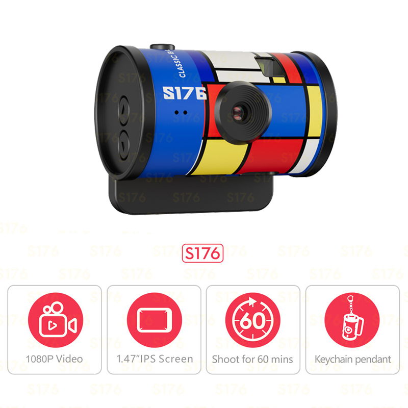 S176 Przenośna Mini Kamera Fil – Outdoor Adventure Video recenzja i cena